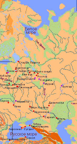 Находки скандинавских древностей в России